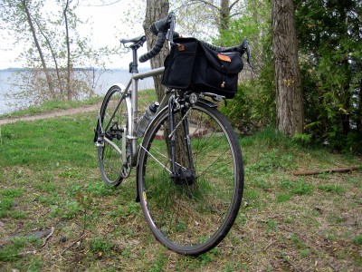 The IF with Acorn Bag, Mark's Rack and Edeluxe. I'll add a small seat pack for tools, tubes, and other small items.