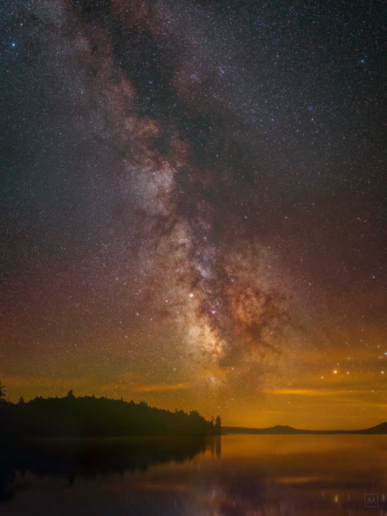 Milky Way over Lake Lila